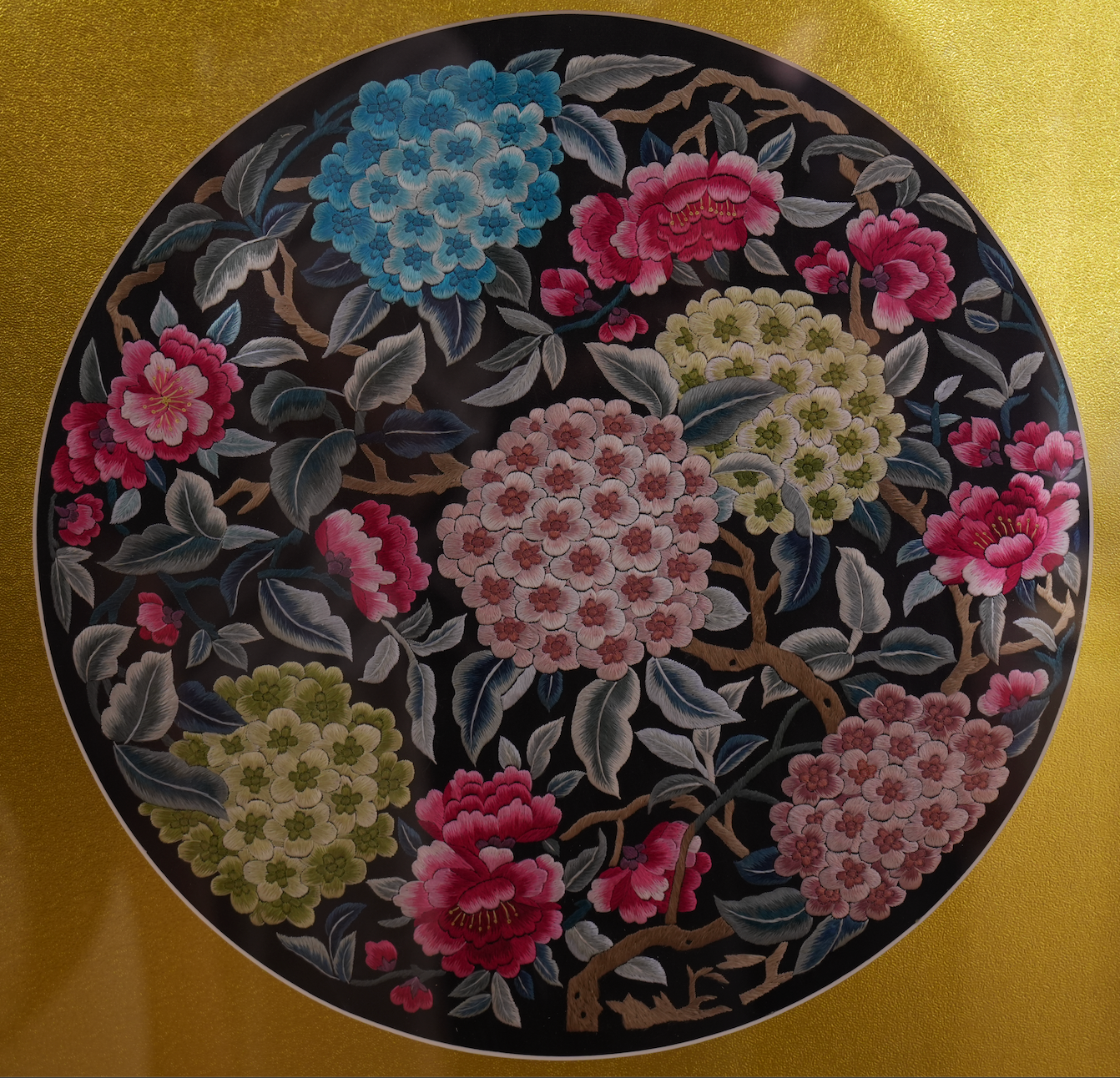 Perfect and Complete Domestic bliss-Beijing Embroidery (Palace Embroidery): Royal Elegance in Needlework